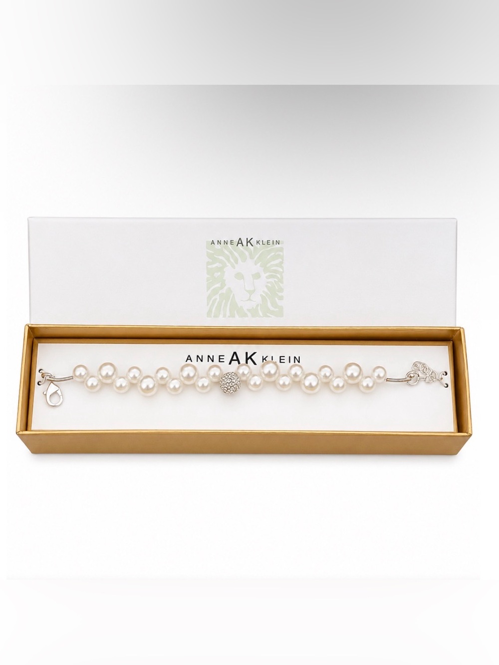 Anne Klein Pearl Bracelet w/Silver Clasp - NIB